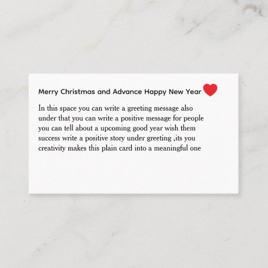 Custom Spread love card Visitekaartje (Voorkant)