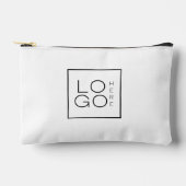 Custom Square Business Logo minimalist Plain White Etui (Voorkant)