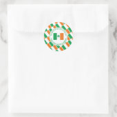 Custom St Patricks Day Home Made Iers Koken Ronde Sticker (Tas)