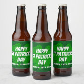 Custom St Patricks Day party bier fleslabels Etiket (Flessen)