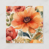 "Custom Sticker Expert" Vierkante Visitekaartje (Achterkant)