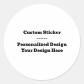 Custom Sticker – Personalized Design (Devant)