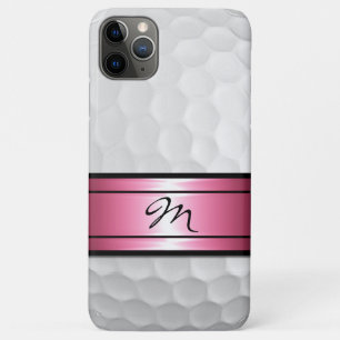 Custom Stijlvol Golfspel Sport Ball Dimples Afbeel iPhone 11 Pro Max Hoesje