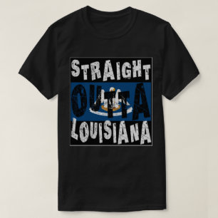 CUSTOM Straight Outta Louisiana Meme T-shirt