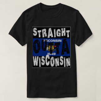 CUSTOM Straight Outta Wisconsin Meme T-shirt