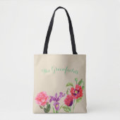 Custom Summer Flowers Canvas tas (Voorkant)