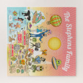 Custom Sunny Southern California Legpuzzel (Horizontaal)