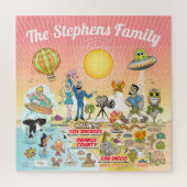 Custom Sunny Southern California Legpuzzel (Verticaal)