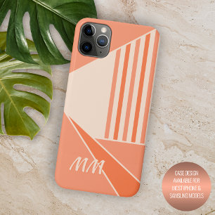 Custom Sunny Summer Sinaasappel Gekleurde Mod Art iPhone 11 Pro Max Hoesje