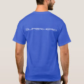 Custom Superheld Changeable Shield Geek T-shirt (Achterkant)