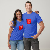 Custom Superheld Changeable Shield Geek T-shirt (Unisex)