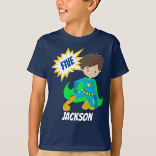 Custom Superhero Actie Bubble Verjaardagsfeest T-shirt