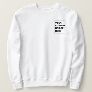 Custom Sweatshirt met Eigen Logo of Design