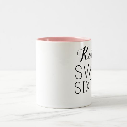 Custom Sweet 16 Favor Mok (Center)