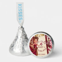 Custom Sweet 16 or et rubis caricature rouge