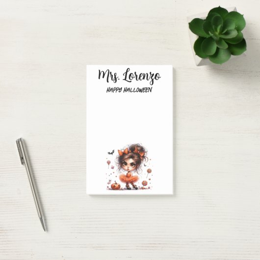 Custom Sweet Spellbound — Whimsy Meets Halloween Post-it® Notes (Kantoor)