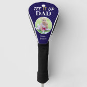 Custom T-shirt It Up Dad Foto Navy Blue Golfheadcover (Voorkant)