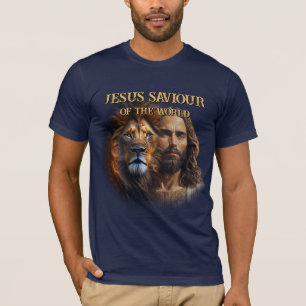 Custom T-shirt JEZUS REDDER VAN DE WERELD
