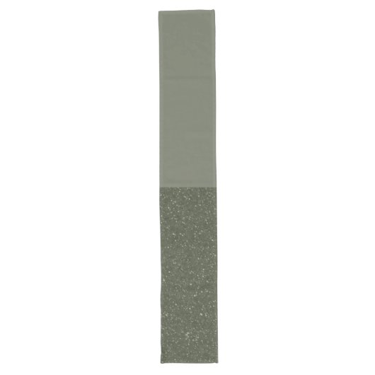 Custom Table Runner – Moss Green & Noise Texture Lange Tafelloper (Voorkant)