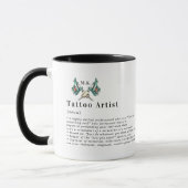 Custom Tattoo Artist Definition Personalized Mug (Gauche)