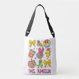 Custom Teacher Bag, Custom Back to School Bag Crossbody Tas