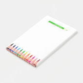 Custom Teacher Color Pencils Post-it® Notes (Schuin)