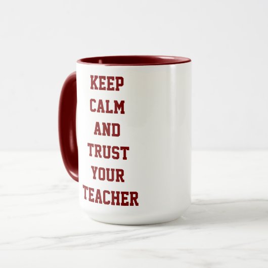 Custom Teacher Gift Mug  (Devant gauche)