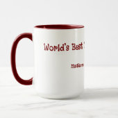 Custom Teacher Gift Mug  (Gauche)