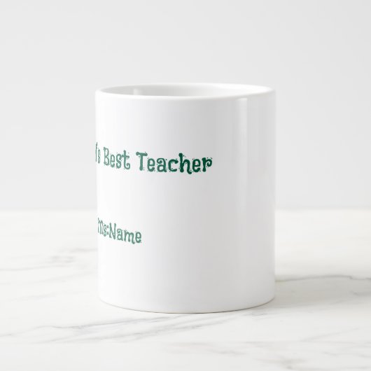 Custom Teacher Gift Mug  (Devant)