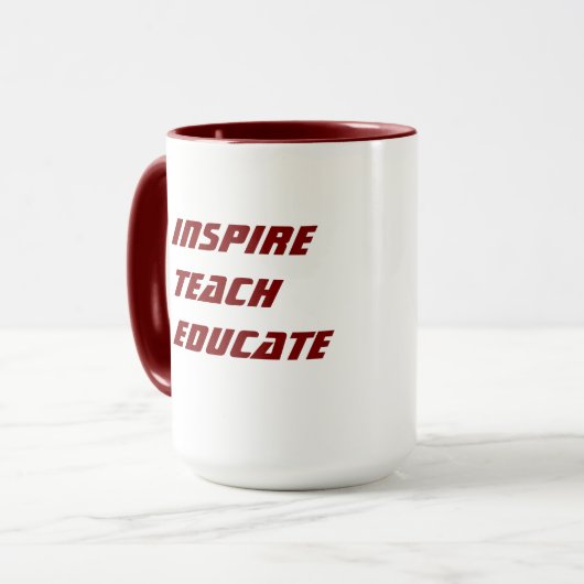 Custom Teacher Gift Mug  (Devant gauche)