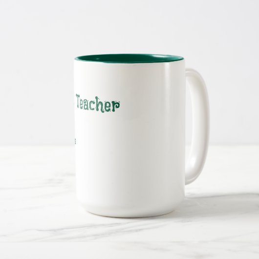 Custom Teacher Gift Mug  (Devant droit)