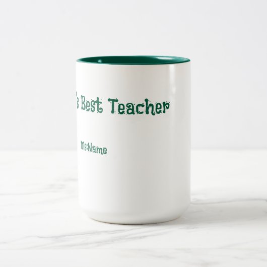 Custom Teacher Gift Mug  (Centre)