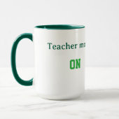 Custom Teacher Gift Mug  (Gauche)