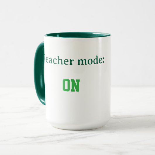 Custom Teacher Gift Mug (Devant gauche)