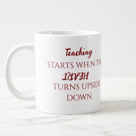 Custom Teacher Gift Mug  (Gauche)