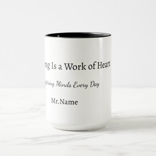 Custom Teacher Gift Mug  (Centre)