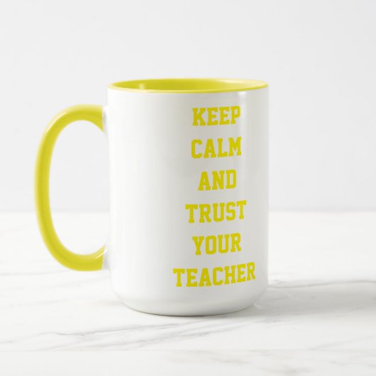 Custom Teacher Gift Mug (Gauche)