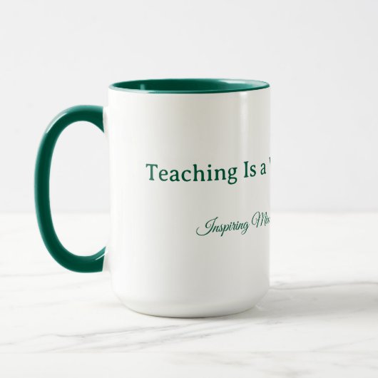 Custom Teacher Gift Mug (Gauche)