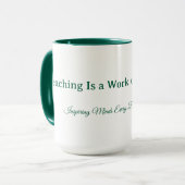 Custom Teacher Gift Mug (Devant gauche)