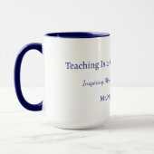 Custom Teacher Gift Mug (Gauche)