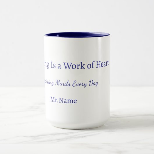 Custom Teacher Gift Mug  (Centre)