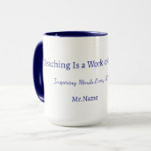 Custom Teacher Gift Mug (Devant gauche)