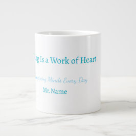 Custom Teacher Gift Mug  Extra Grote Beker