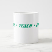 Custom Teacher Gift Mug  Extra Grote Beker (Voorkant)