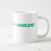 Custom Teacher Gift Mug  Extra Grote Beker (Rechts)