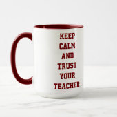 Custom Teacher Gift Mug Mok (Links)