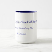 Custom Teacher Gift Mug  Mok (Midden)