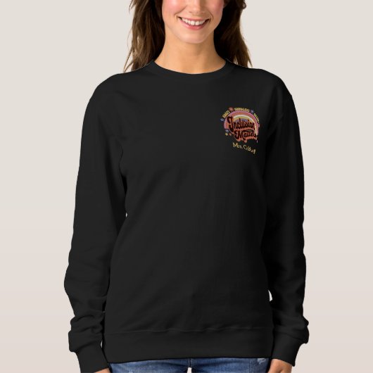 Custom Teacher Inclusion Matters Retro Regenboog Trui (Voorkant)