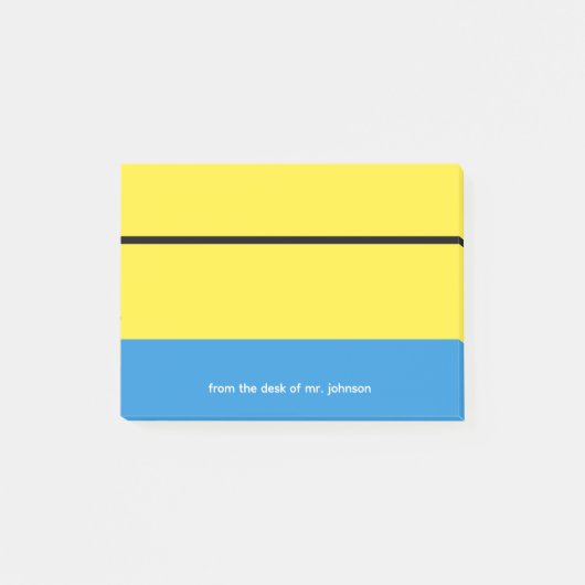 Custom Teacher Notepad Gift Classroom Theme Post-it® Notes (Voorkant)