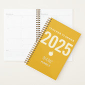 Custom Teacher Planner - Terug naar school 2025 (Display)